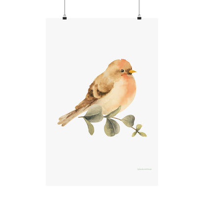 Bird, Matte Vertical Poster