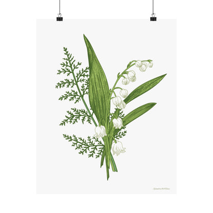 Floral, Matte Vertical Poster