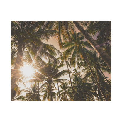Palm Trees, Matte Horizontal Poster