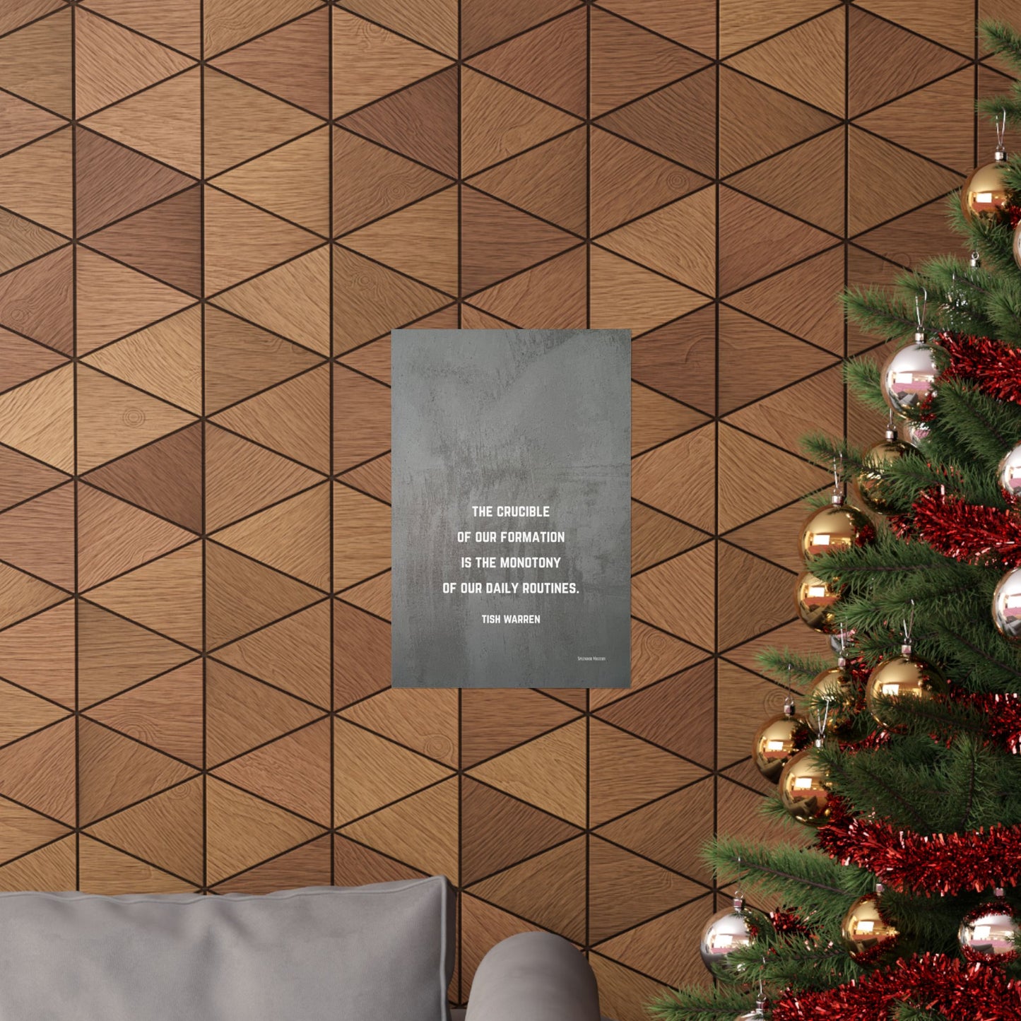 Tish Warren Quote,Inspirational Matte Vertical Poster