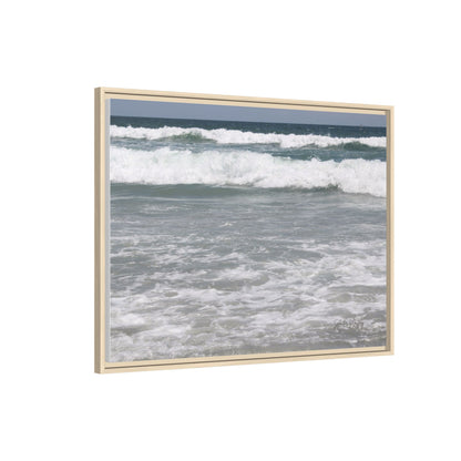 Ocean - Matte Canvas, Framed, Natural