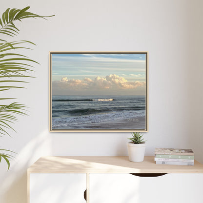 Ocean - Matte Canvas, Framed (Natural)