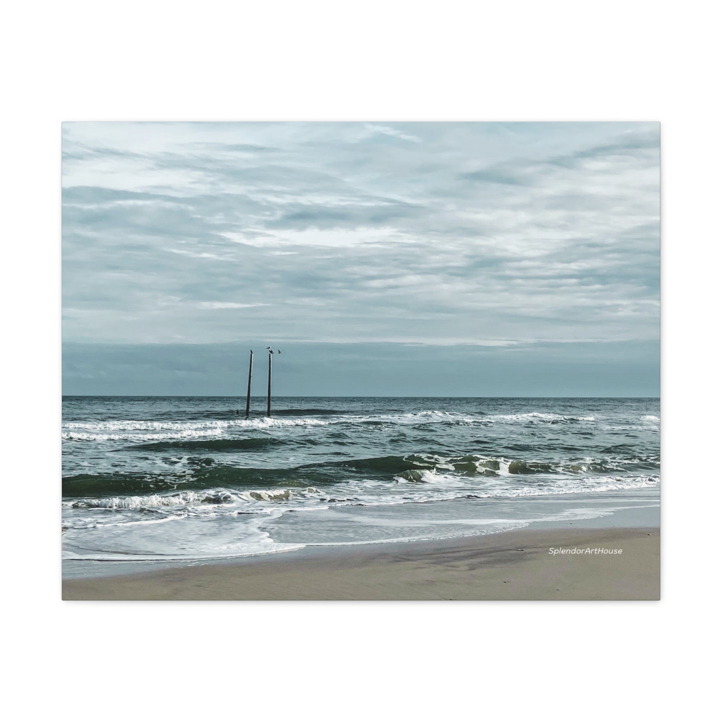 Ocean, Matte Canvas, Stretched, 1.25"