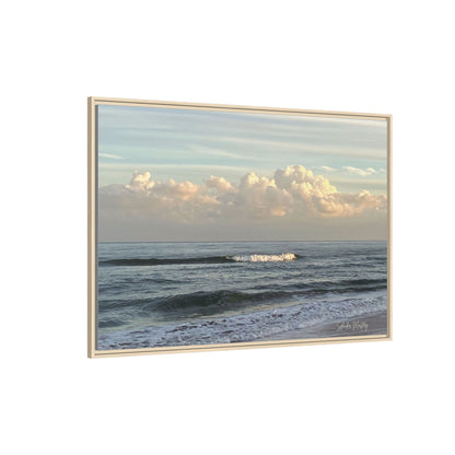 Ocean - Matte Canvas, Framed (Natural)