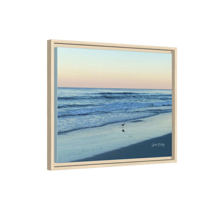 Ocean, Matte Canvas, Framed (Natural)