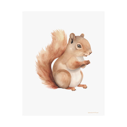 Squirrel, Matte Vertical Poster