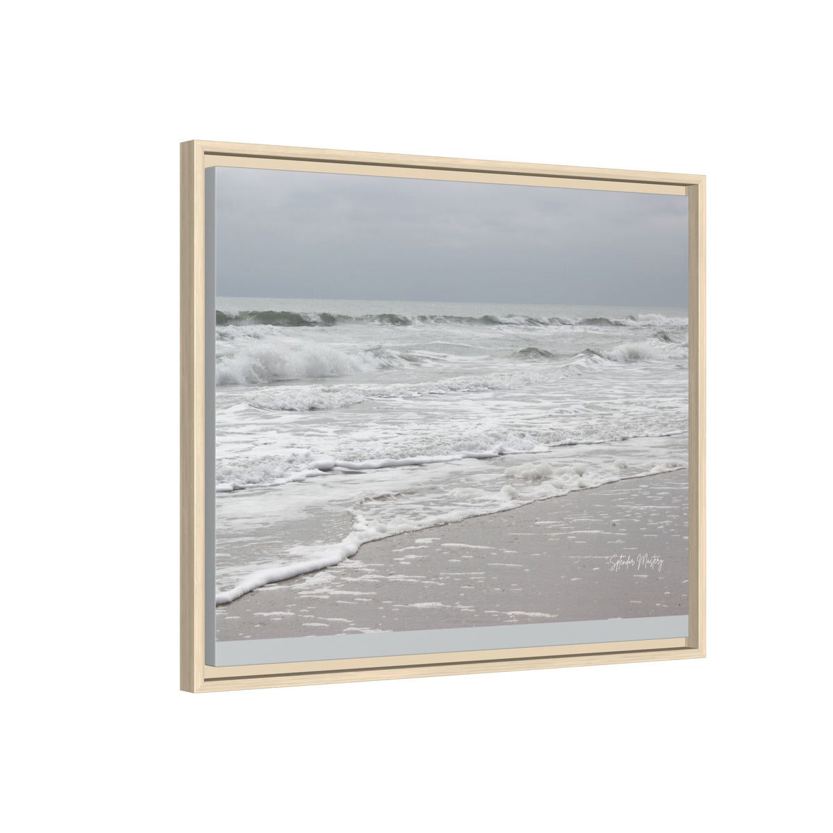 Ocean - Matte Canvas, Framed (Natural)