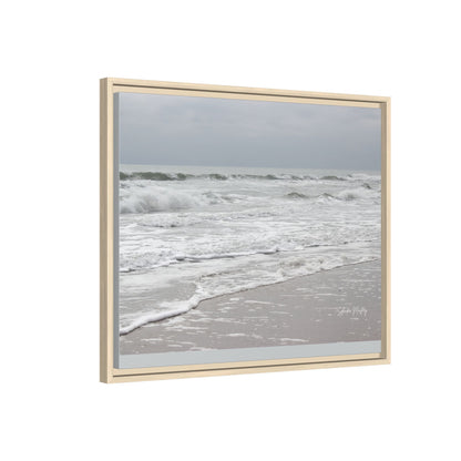 Ocean - Matte Canvas, Framed (Natural)