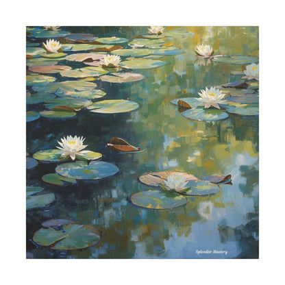 Water Lilies, Matte Canvas, Stretched, 0.75"