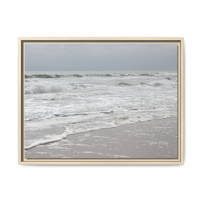 Ocean - Matte Canvas, Framed (Natural)