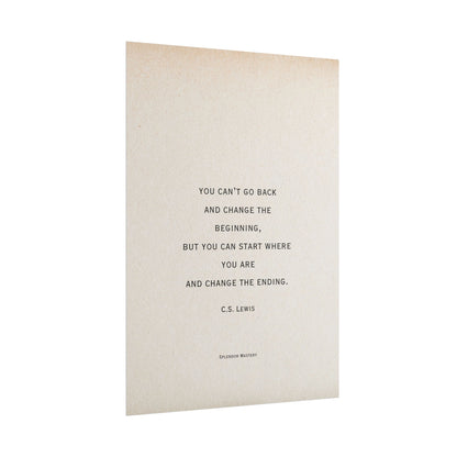 C.S. Lewis Quote, Poster
