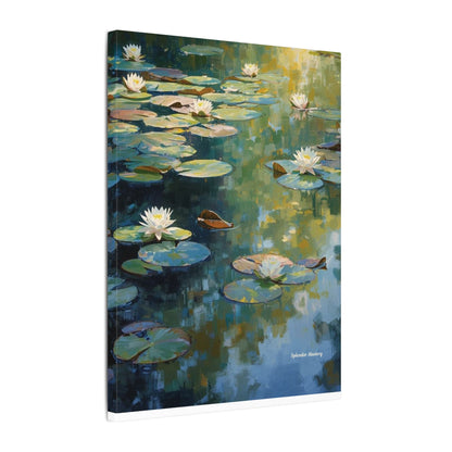 Water Lilies, Matte Canvas, Stretched, 0.75"