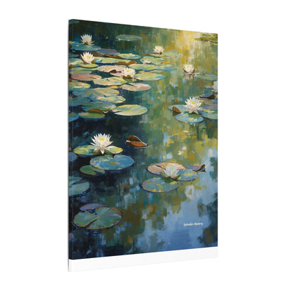 Water Lilies, Matte Canvas, Stretched, 0.75"