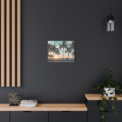 Palm Trees, Matte Canvas, Stretched, 1.25"