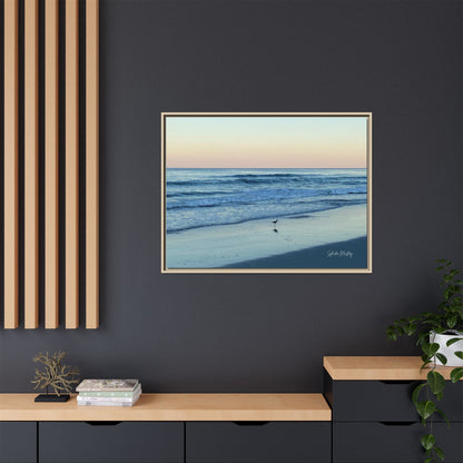 Ocean, Matte Canvas, Framed (Natural)