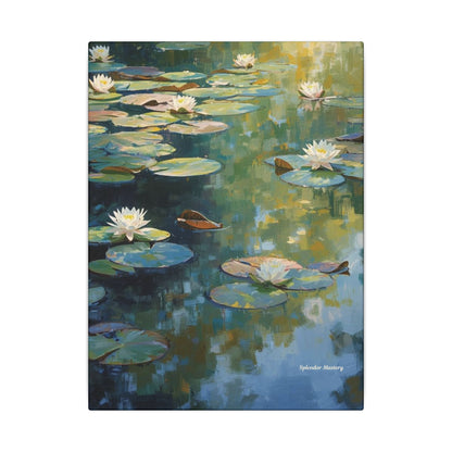 Water Lilies, Matte Canvas, Stretched, 0.75"