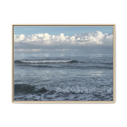 Ocean - Matte Canvas, Framed (Natural)