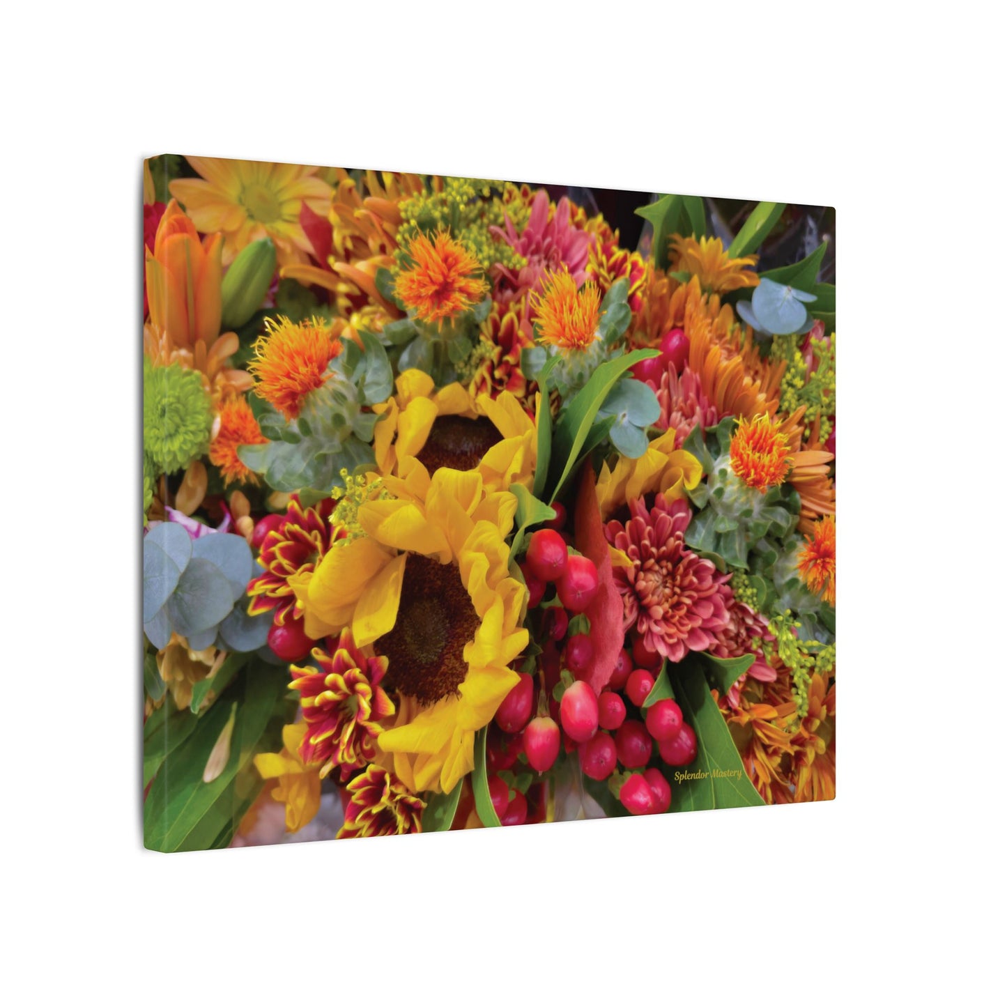 Floral, Matte Canvas, Stretched, 0.75"