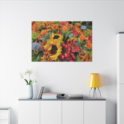 Floral, Matte Canvas, Stretched, 0.75"