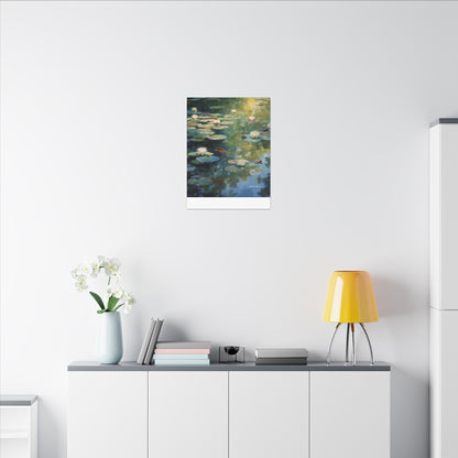 Water Lilies, Matte Canvas, Stretched, 0.75"