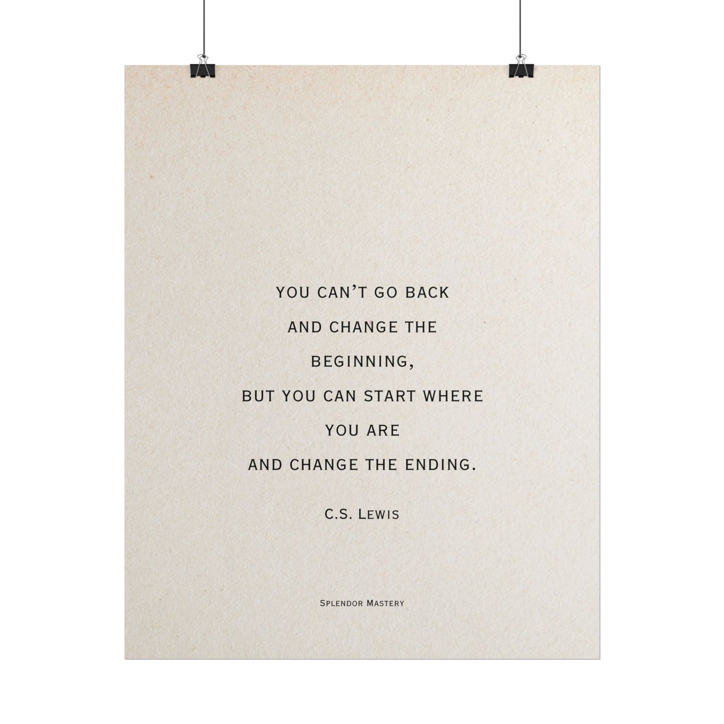 C.S. Lewis Quote, Poster