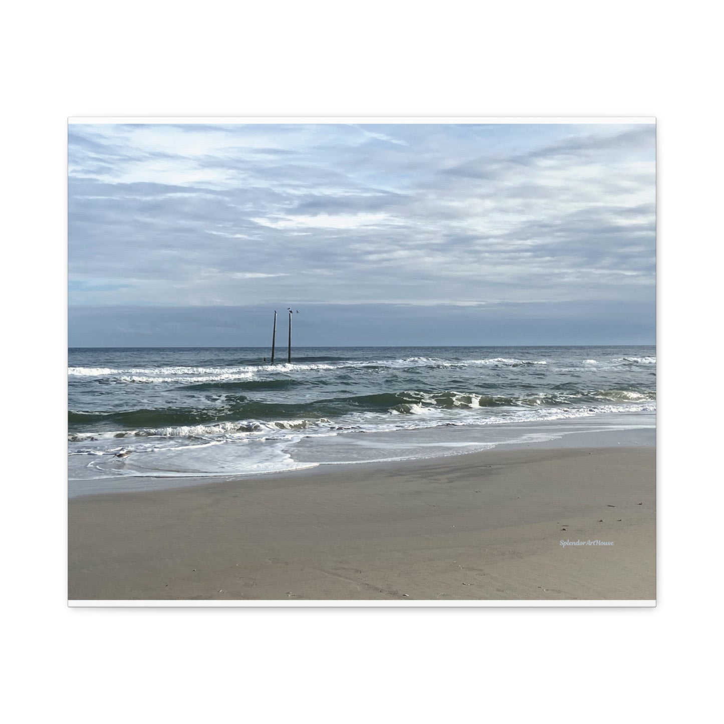 Ocean, Matte Canvas, Stretched, 1.25"
