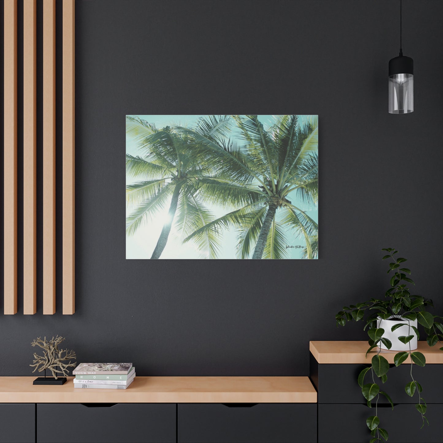 Palm Trees, Matte Canvas, Stretched, 1.25"