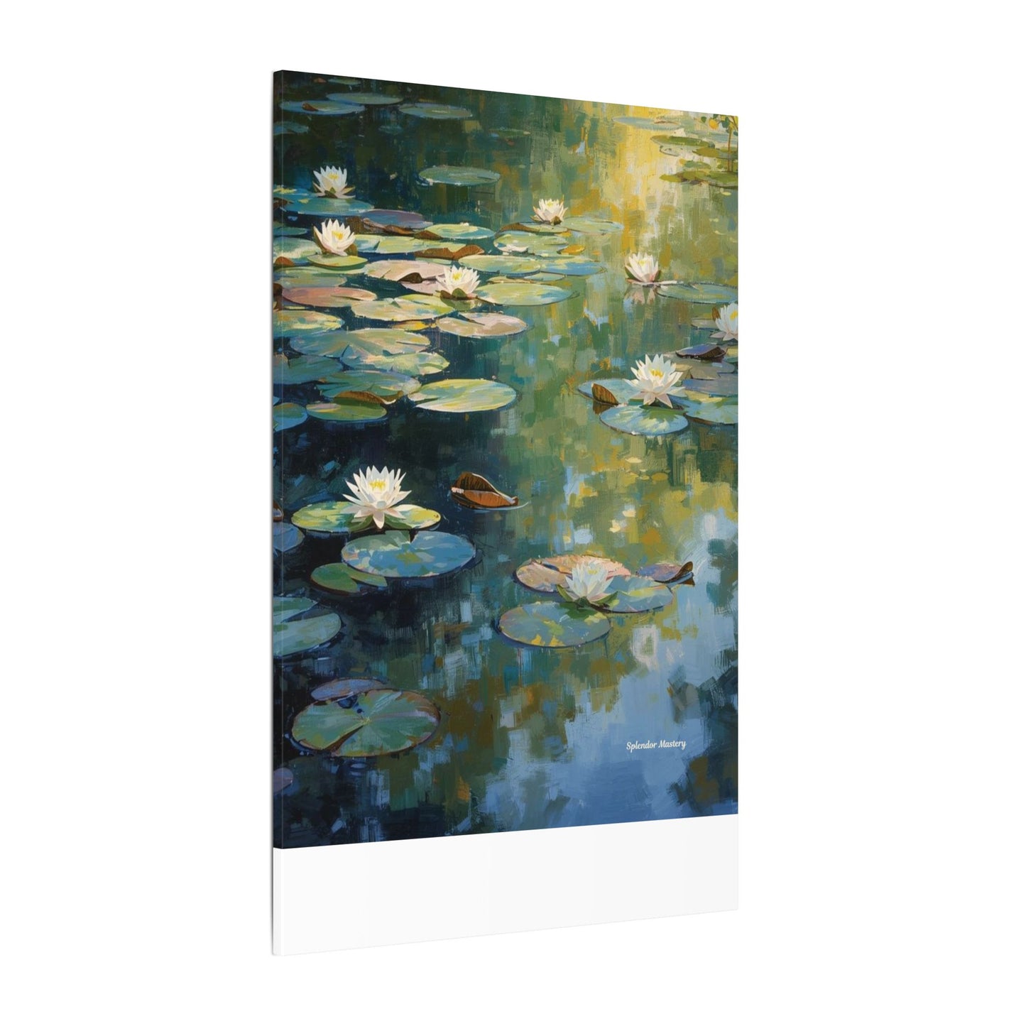 Water Lilies, Matte Canvas, Stretched, 0.75"