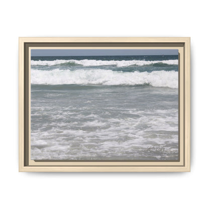 Ocean - Matte Canvas, Framed, Natural