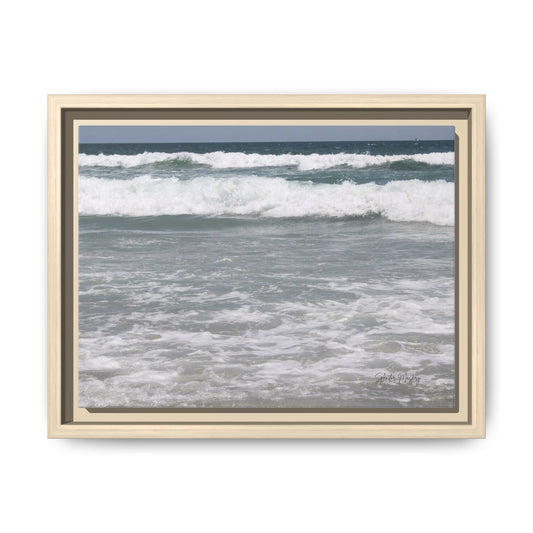 Ocean - Matte Canvas, Framed, Natural