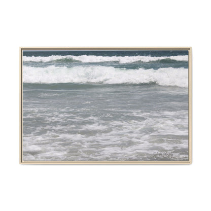 Ocean - Matte Canvas, Framed, Natural