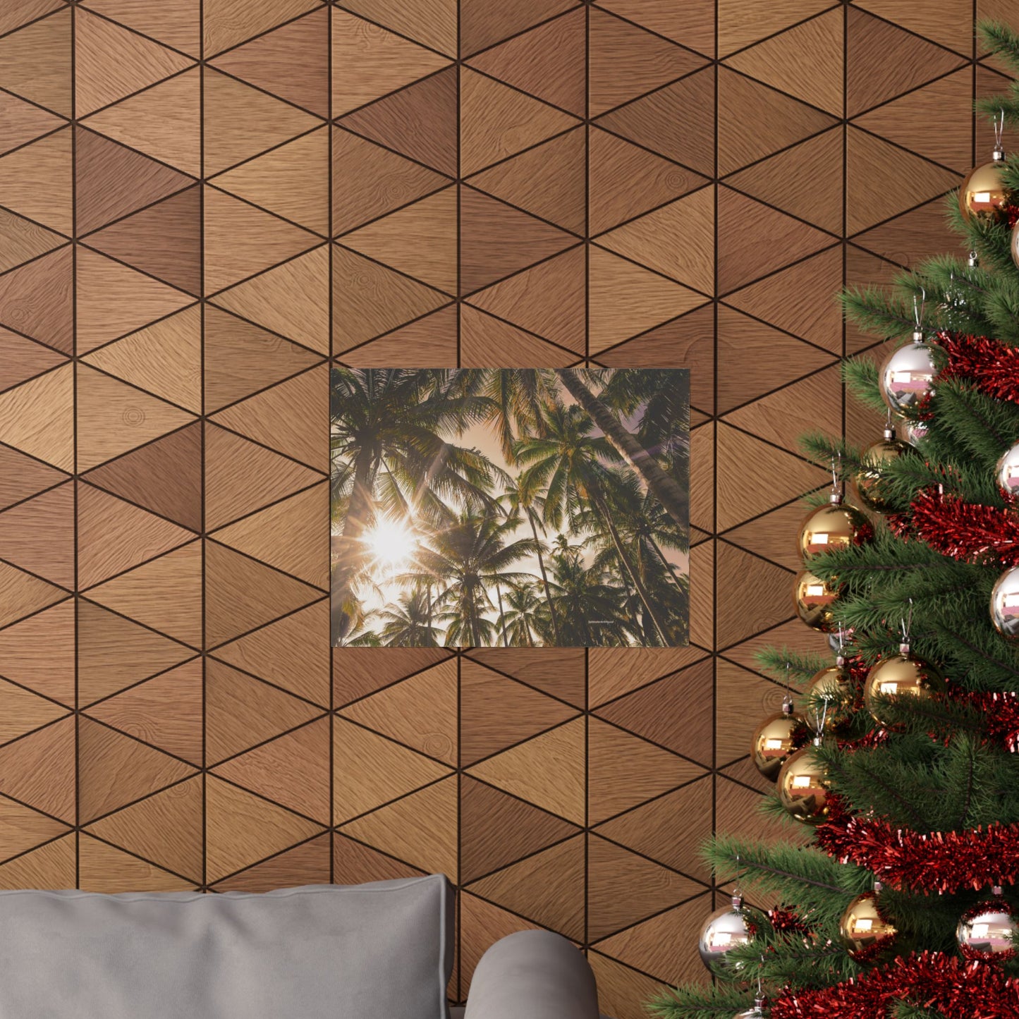 Palm Trees, Matte Horizontal Poster