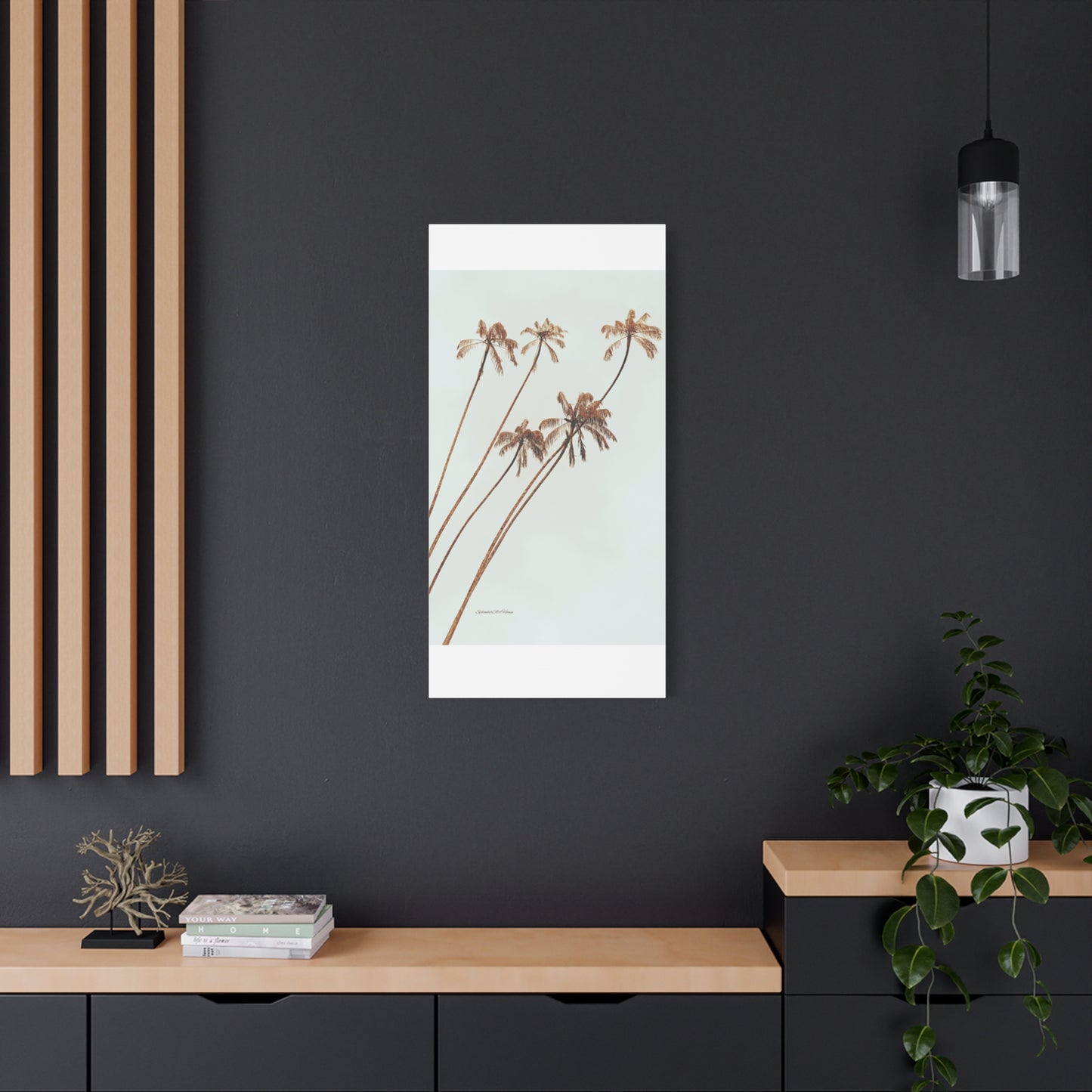 Palm Tree, Matte Canvas, Stretched, 1.25"
