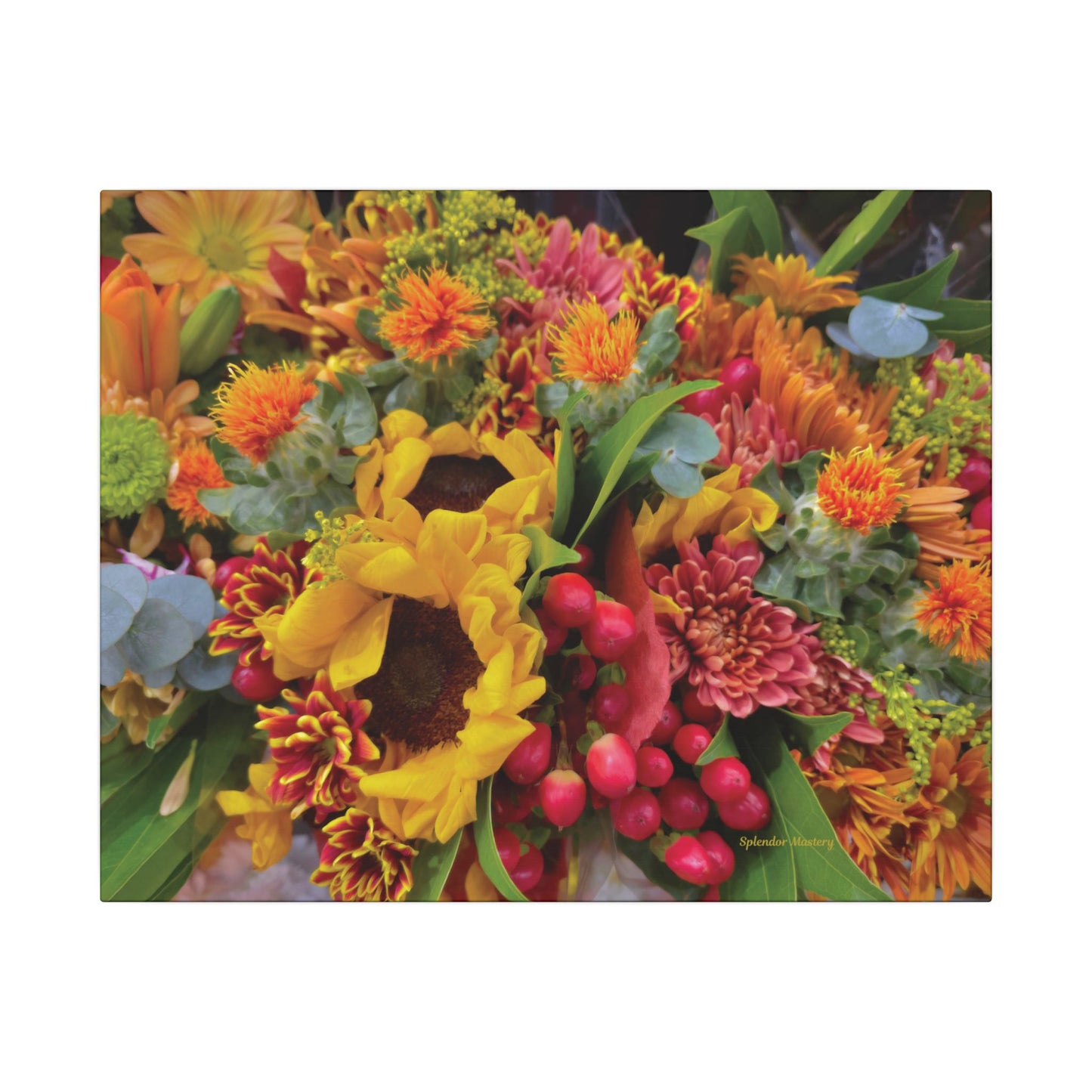 Floral, Matte Canvas, Stretched, 0.75"