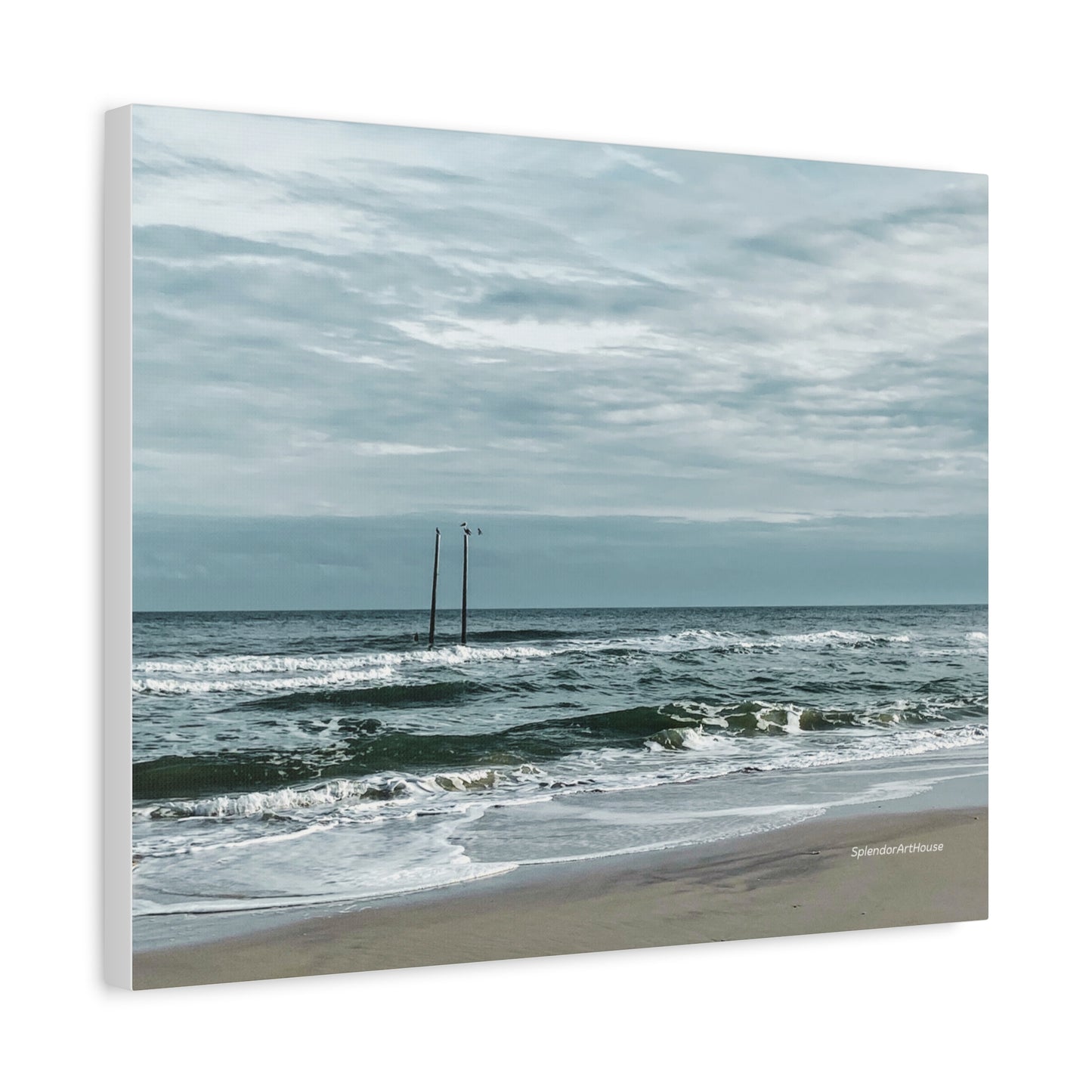 Ocean, Matte Canvas, Stretched, 1.25"