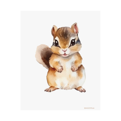 Chipmunk, Matte Vertical Poster