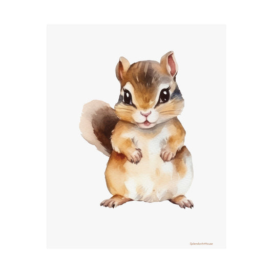 Chipmunk, Matte Vertical Poster