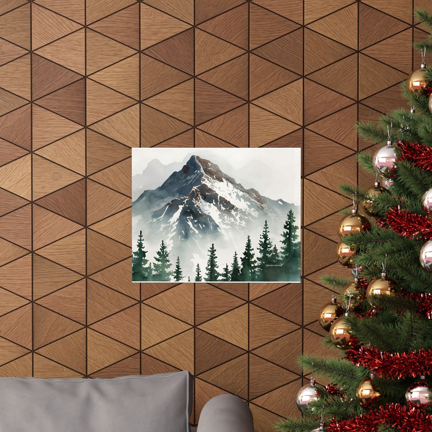 Mountain, Matte Horizontal Poster