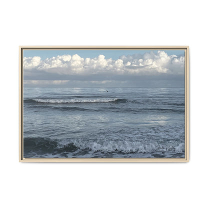 Ocean - Matte Canvas, Framed (Natural)