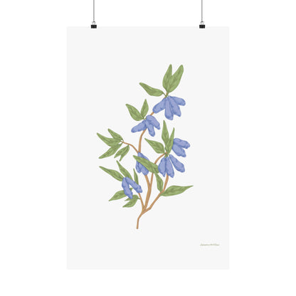 Floral, Matte Vertical Poster