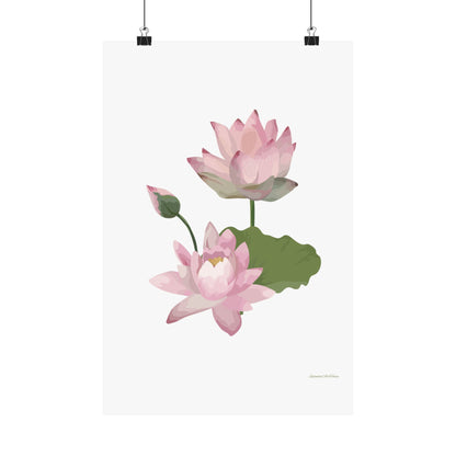 Floral, Matte Vertical Poster