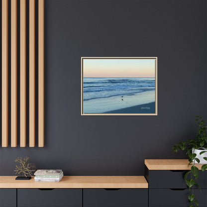 Ocean, Matte Canvas, Framed (Natural)