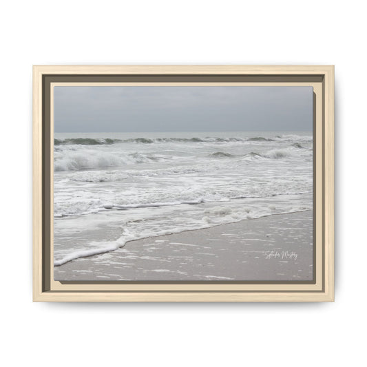 Ocean - Matte Canvas, Framed (Natural)