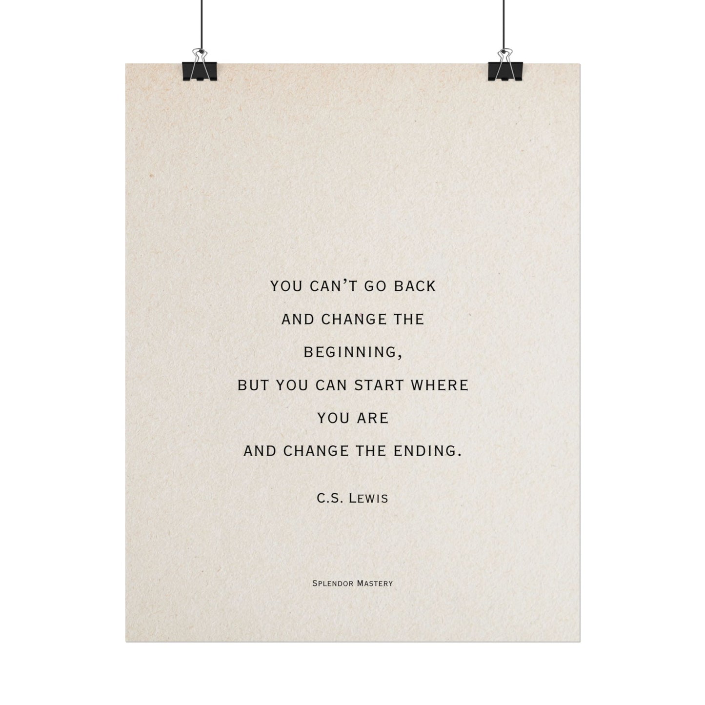 C.S. Lewis Quote, Poster