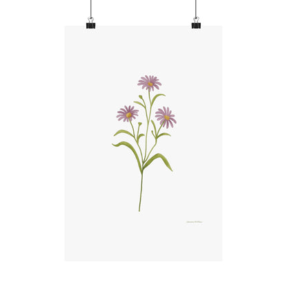 Floral, Matte Vertical Poster