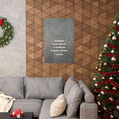 Tish Warren Quote,Inspirational Matte Vertical Poster