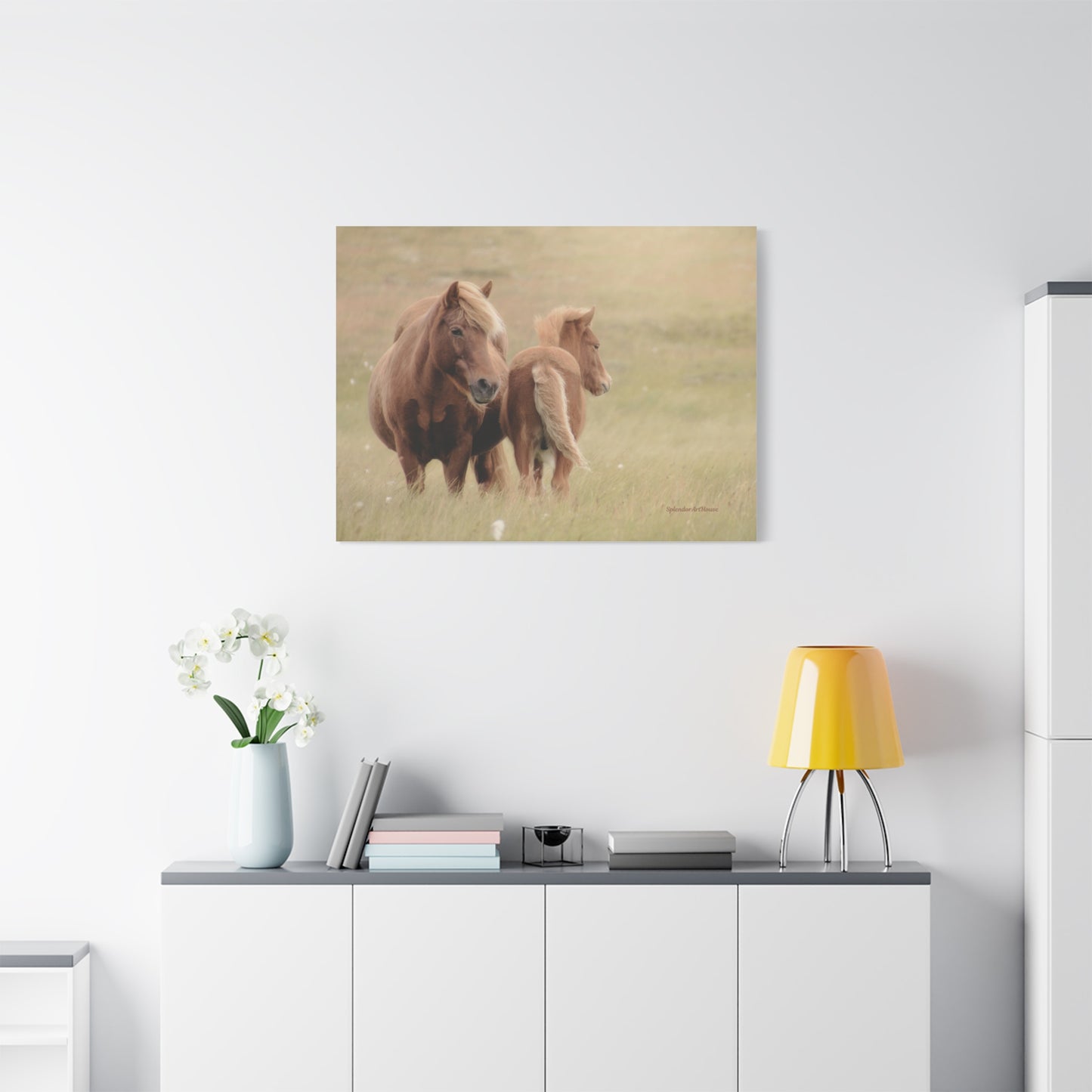 Wild Horses, Matte Canvas, Stretched, 1.25"