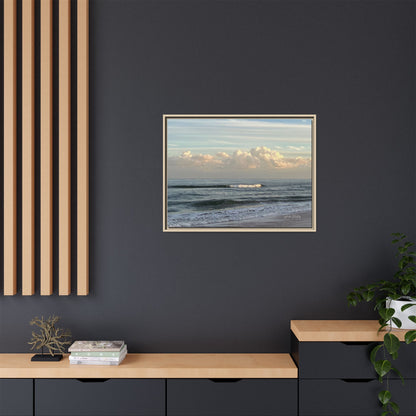 Ocean - Matte Canvas, Framed (Natural)