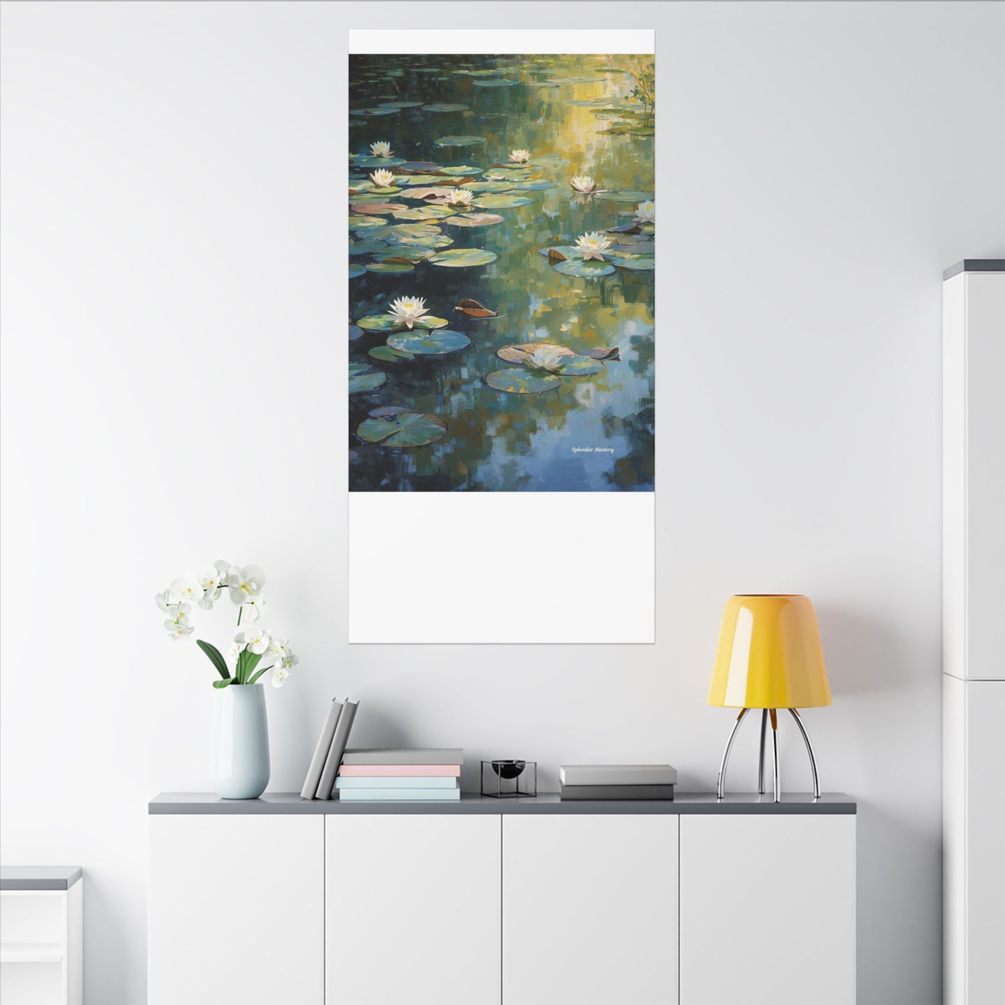 Water Lilies, Matte Canvas, Stretched, 0.75"