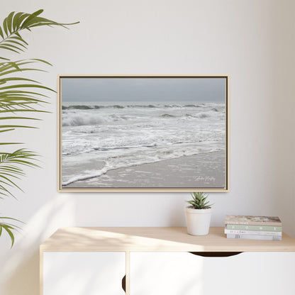 Ocean - Matte Canvas, Framed (Natural)